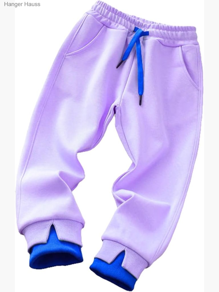 Kids Sweatpants Joggers Casual Pants Cotton Elastic Waist